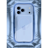 Чехол защитный VLP Bubble Case для iPhone 18 Pro, голубой